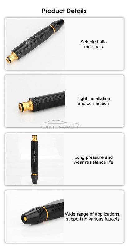 Multi-Function Garden Hose Nozzle – Mist, Shower & Jet for Plants, Cars & Floors