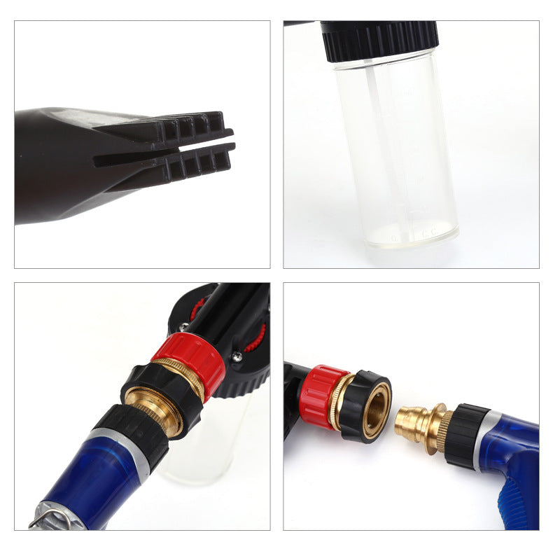 8-Mode Foam Water Gun – Powerful Car Wash, Garden Watering & Outdoor Cleaning Tool