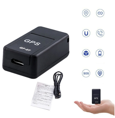 Real-Time Tracking Mini GPS Tracker Device – for Vehicles, Kids, Pets & Luggage