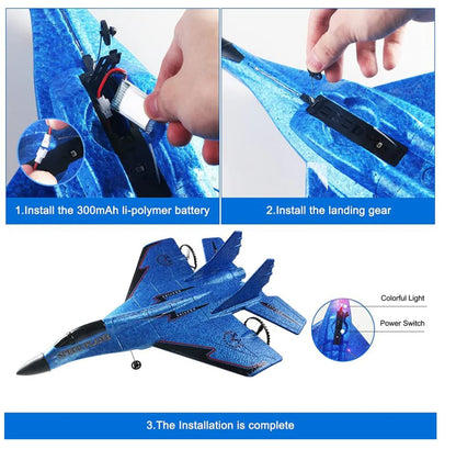 Remote Control Airplane Toy – Easy-Fly RC Plane for Kids